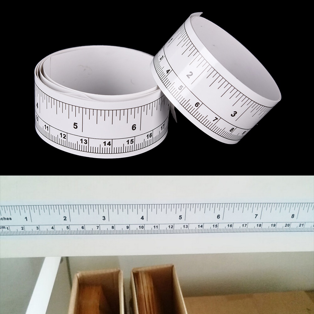90cm Vinyl metrisch MaßBand Weichen Herrscher Band DIY Selbst Klebe MaßBand Aufkleber Hause NäHenne Werkzeug Zubehör
