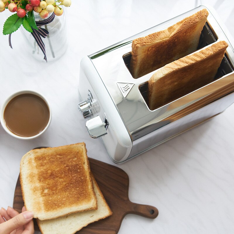 Stainless Steel Multi-Function Toaster Automatic Household Small Toaster Breakfast Toaster