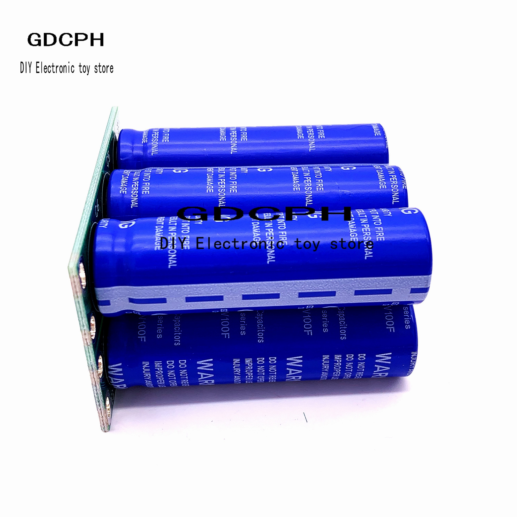 16v 6pcs 16.6f supercapacitor automotive rectifier 2.7v100f dual row supercapacitor module plate