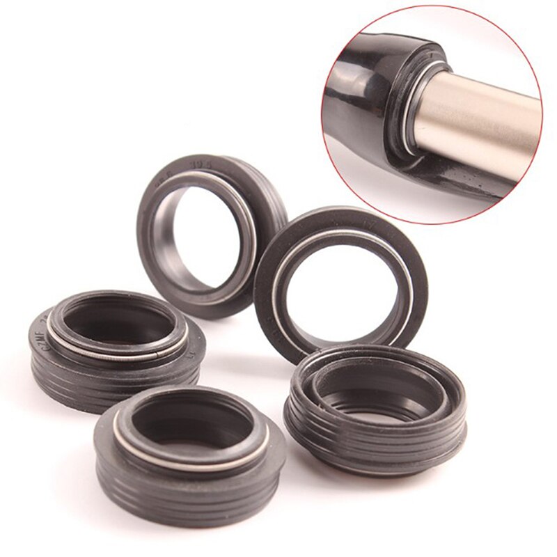 2 stk sykkelforgaffel støvtetning 32mm-36mm pakninger og skumring for reparasjonssett deler