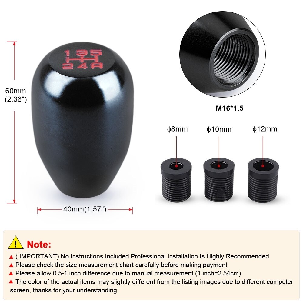 CNSPEED Racing Universal 5 Speed car Gear Shift Knob For Manual Transmission Aluminum Alloy Automatic Gear level YC100235