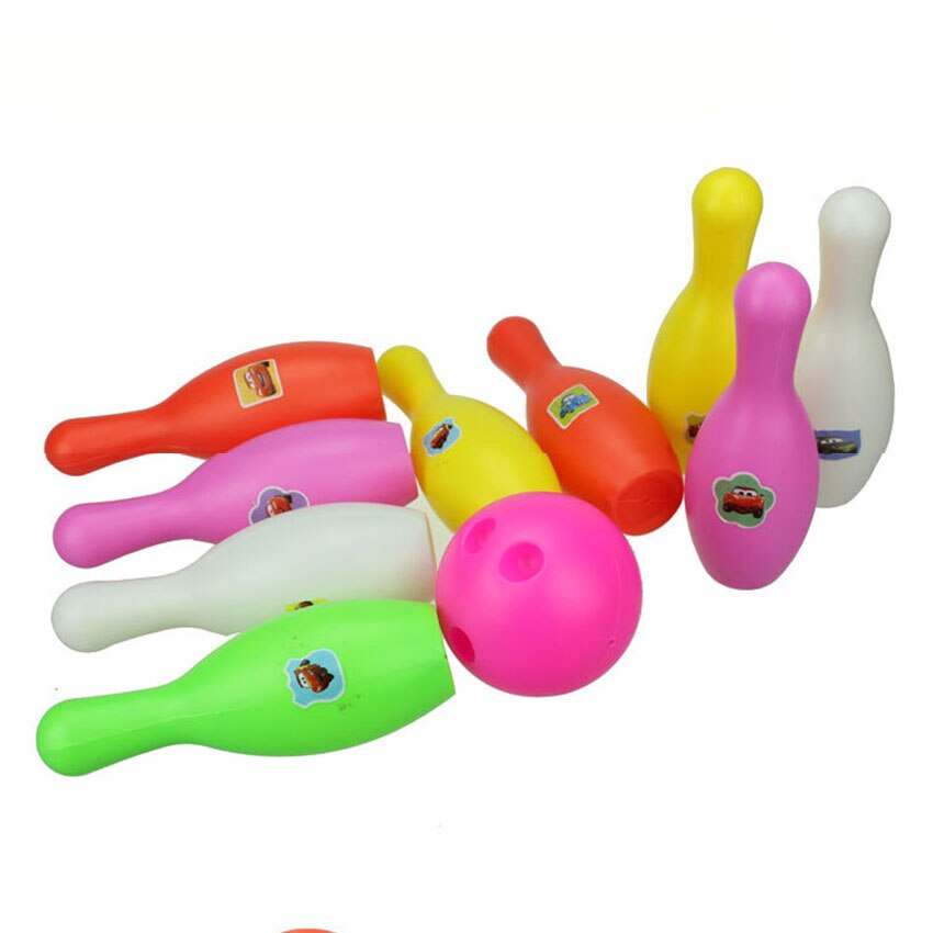 10 Stks/set 14Cm Ouder-kind Speelgoed Plastic Bowling Speelgoed Educatief Speelgoed Grappige Kinderen Speelgoed Sport