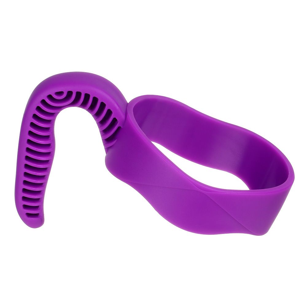 20/30oz Water Cup Hand Mug Holder Drinkware Cup Holder Plastic Handle Portable: Purple-30oz