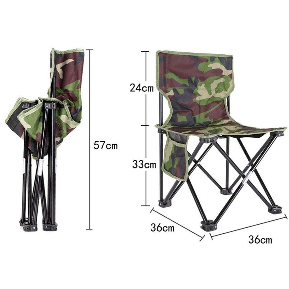 mini bærbar sammenleggbar krakk, sammenleggbar campingkrakk, utendørs sammenleggbar stol til bbq, camping, fiske, reise, fotturer, hage, Strand, oxf