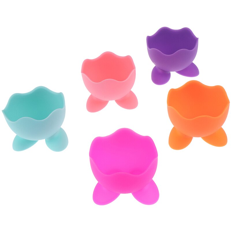 Schoonheid poederdons stofdichte houder spons make-up ei droogdoos draagbare zachte siliconen cosmetische basis spons doos houder