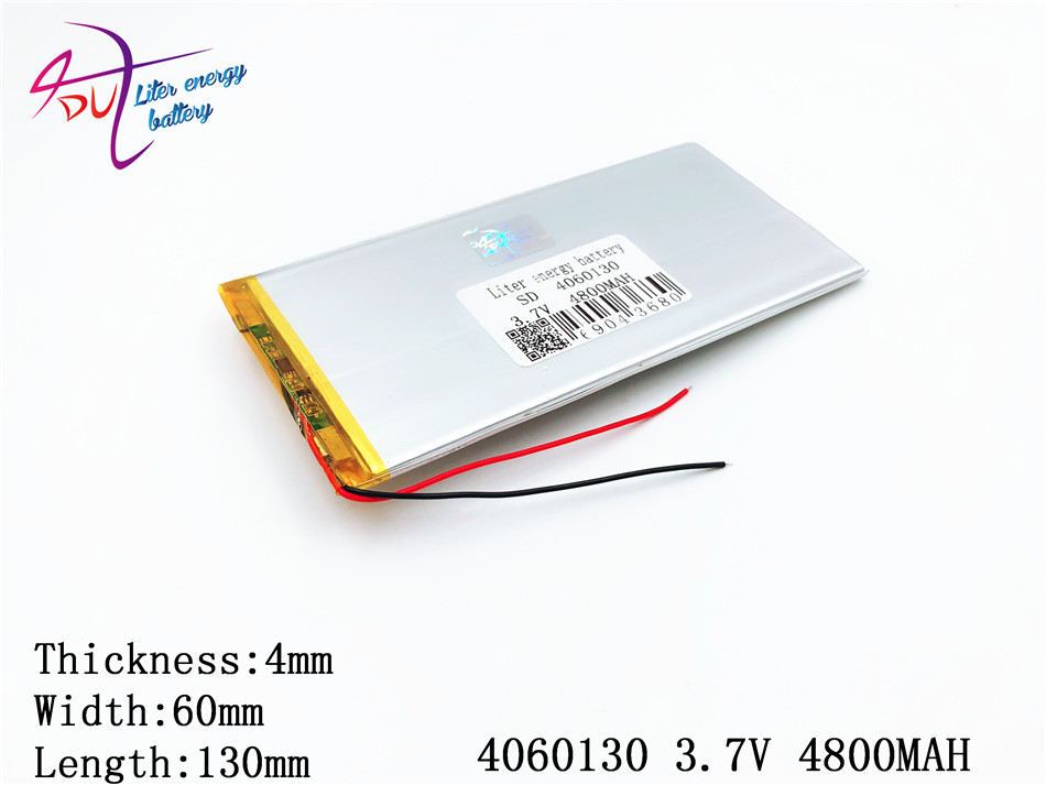 Beste batteriemarke, 1 stück , 3.7v lithium-polymer-akkus, 4060130 tablet-akkus, 4800 mah powerbank, liter-energieakku
