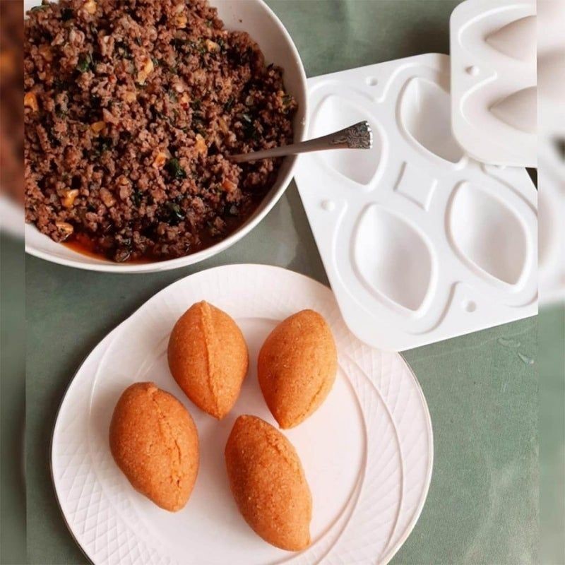 Kibbeh Maker Mold Meatball Tool Stuffing Mold Manual Meat Processor Kibbeh Meatloaf Maker