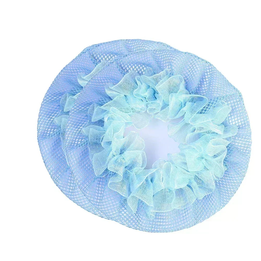 Vrouwen Ballet Elastisch Haarnet Verstelbare Weave Verstelbare Trekkoord Stijl Hoofdbanden Mode Hoofddeksels Accessoires: Zilver