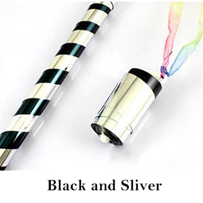 10 PCS 90CM Magic Wand Appearing Cane Available Magic Tricks Stage performance Magic Props Children&#39;s Classic Toys: 10PCS Black Silver