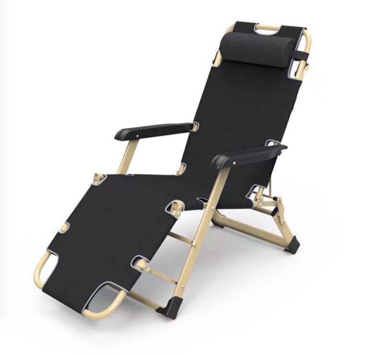 Lounge chair folding bed chair single office siesta bed siesta bed chair lazy backrest easy chair: 8