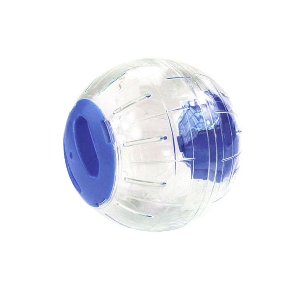 Balle de jeu Hamster en boule de cristal | Jouets d'animaux en cours d'exécution de petits animaux intéressant Cage de Rat ronde en PP outil d'entraînement pour chiots, souris de 12CM: Blue