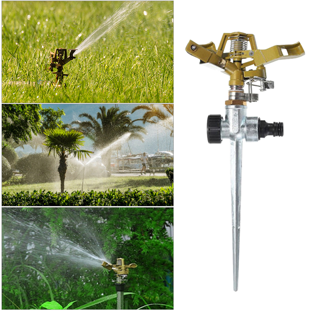 4/3/2/1pcs/lot Garden Sprinkler 360 Degree Adjustable Lawn Grass Rotatable Sprayer Irrigation Garden Watering System