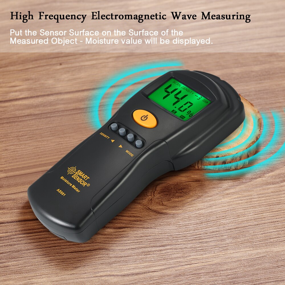 Wood Moisture Meter Mini LCD Digital Lumber Damp Meter Moisture Content