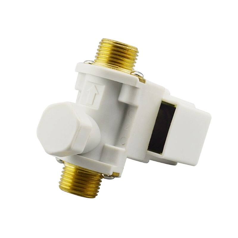 Dc12v/dc24v/ac220v vand luft n/c normalt lukket åben trykventil elektrisk magnetventil f