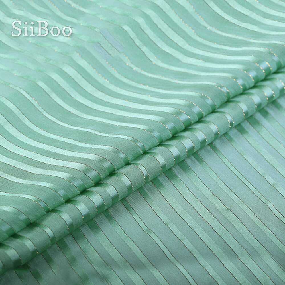 Lujo lurex stripe brocado 100% tela de seda pura para vestido de 8mm SEDA natural tissu tecidos stoffen telas para coser SP5255
