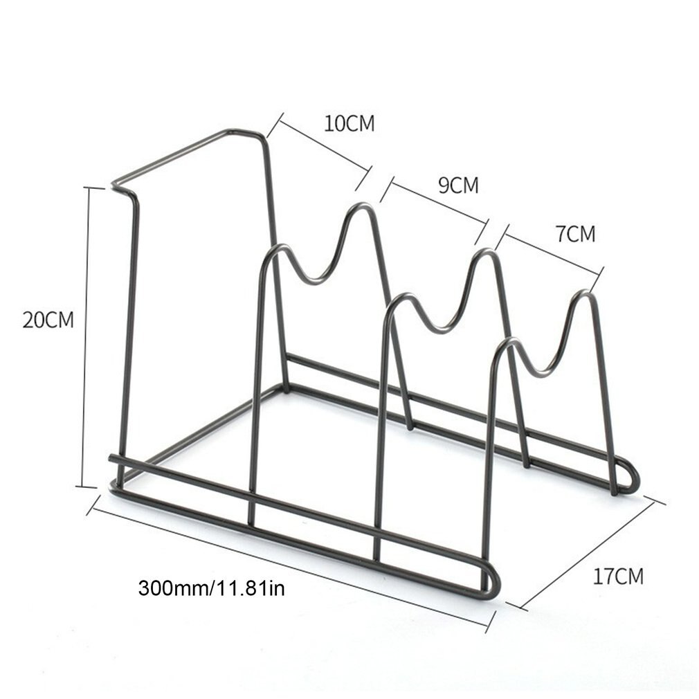 Multi-Purpose Shelf Kitchen Pot Rack Storage Rack Kitchen Pot Storage Rack Multi-Layer Shelf Storage Rack Layered Rack