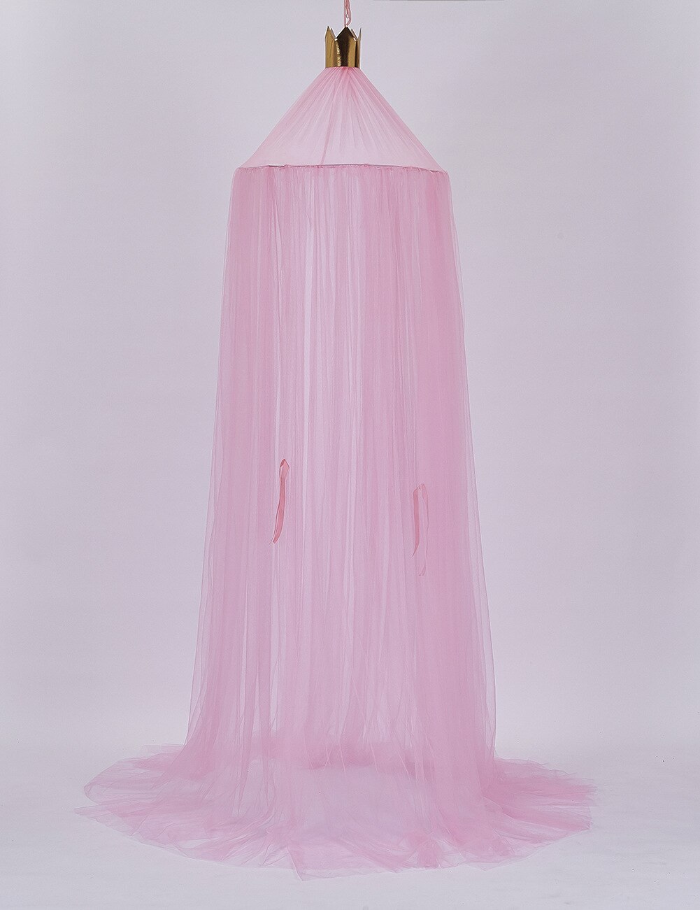 Cache-sommier en coton 7 couleurs | , couvre-lit en forme de dôme, baldaquin en coton, couvre-lit rideau pour bébés enfants, décoration de jeu à domicile: rose pink