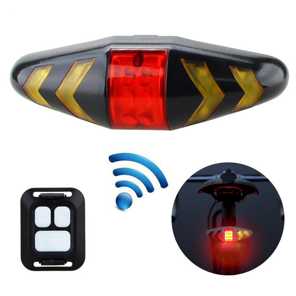 Fahrrad USB LED Scheinwerfer Anzeige Drahtlose Fernbedienung Blinker Lampe Mountainbike Lichter Radfahren Blinkende Rücklicht