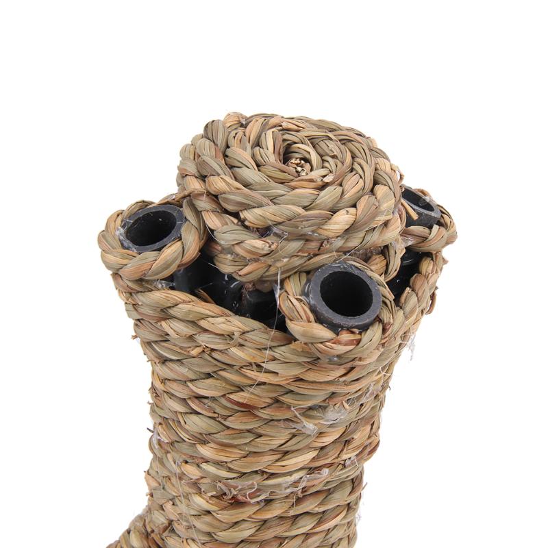 14cm Pet Cat Toys Interactive Tree Tower Shelves Climbing Frame Cat Scratching Post Sisal Rope For Cat Tooth Cleaning