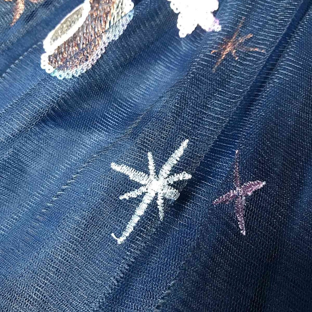 Tyttöjen tutu hame vauvan juhlapuku hame lasten verkkohame lasten tanssihame tytöille juhlahousut space sequin star 3 to 9 v.