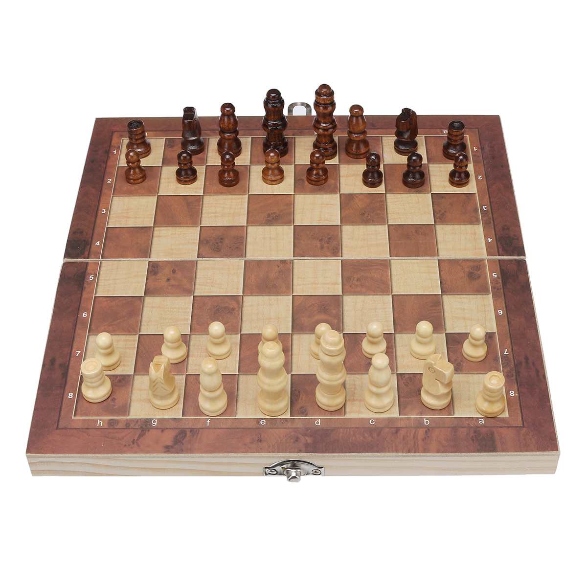 Jeu de société 3 en 1 - RELAXDAYS - Échecs, Dames, Backgammon - Magnétique - Pliable - Compact - Jeux - Jouets