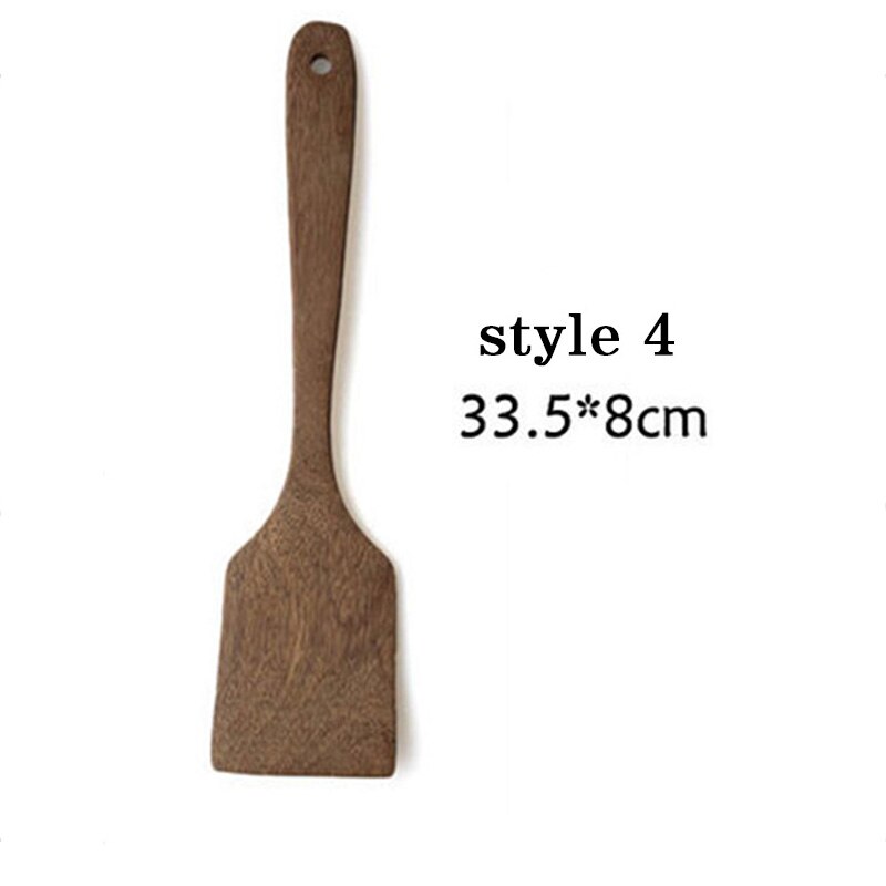 1pc Non-stick Wood Spatula Shovel Spoon Kitchen Accessories Non-Stick Cookware Cooking Utensils Tools Household Kitchen Cookware: style 4