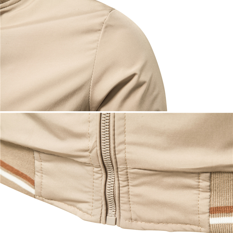 Lente Zomer Bomberjack Mannen Zwart Casual Slim Fit Honkbal Heren Jassen Herfst Mode Jassen Voor Heren