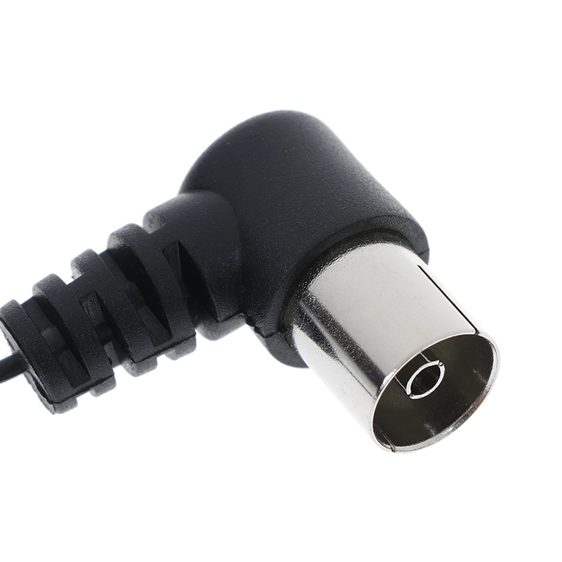 FM Antenna Female For Sound Natural Sound Stereo Receiver For FM Radio/ Hi-Fi/ DAB/ TV Indoor Use Black