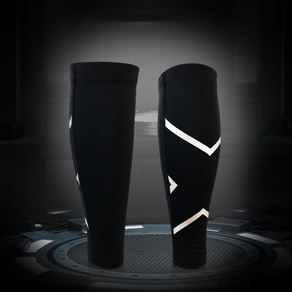 1PC Elastic Calf Sleeve Support Socks Shin Guard for Hiking Badminton Football Basketball Running Cycling