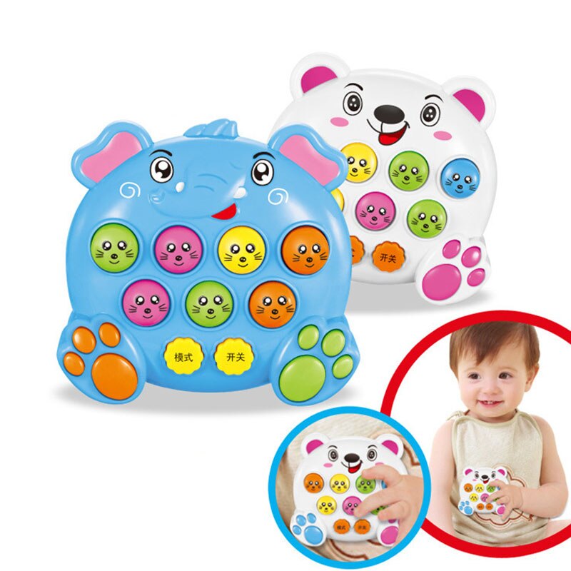 Music Play Notes Hit Game Toy Attack Poke Electronic Knocker Percussion Plastic Toys Christmas NSV775