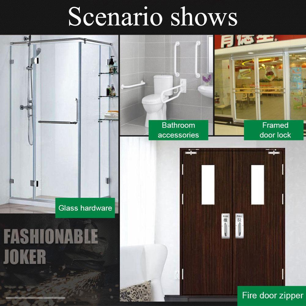 Simple Mounted Handle Push/Pull Plate Handle Channel Door Balcony Gate Handle Tool Home Accessories Steel