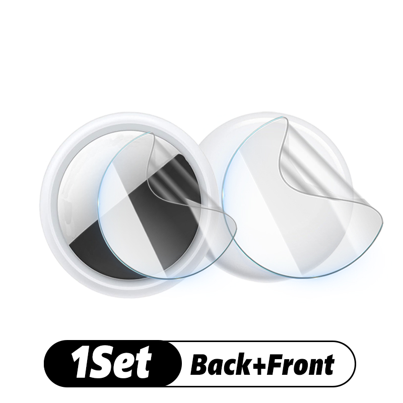 Waterproof Case with Adhesive Sticker for Apple AirTag Cases Cover Stick-On Holder Hydrogel Film Screen Protector for AirTag: XS / Khaki