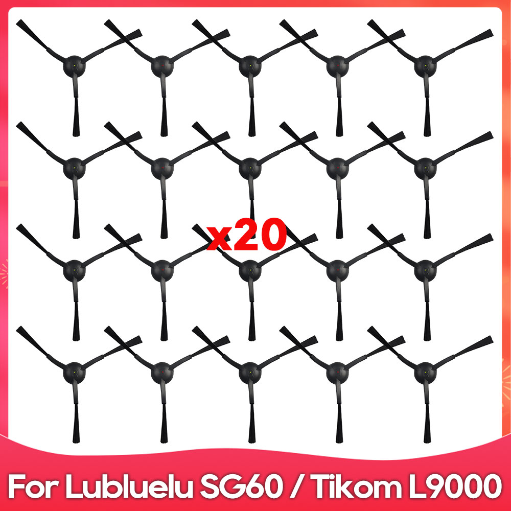 Fit For Lubluelu SG60 / SL60 / SL60D / SL61 / Tikom L9000 Robot Vacuum Parts Accessories Roller Side Brush Hepa Filter Mop Cloth: Dark Khaki