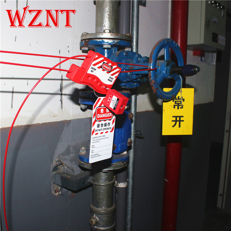 adjustable Cable Lockout multiple lockout,Multipurpose Cable Lockout ,Gate Valves Cable Lockout