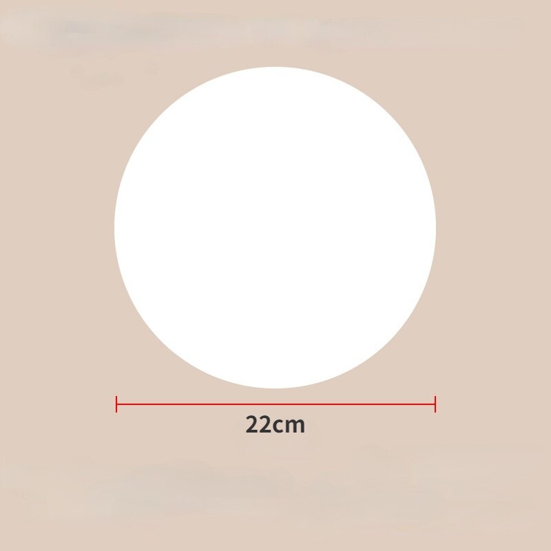 Papier de cuisson antiadhésif jetable pour friteuse à Air, 50 pièces, 18/19/20/21/22/23cm, ustensiles de cuisine: 50PCS-22cm-No Holes