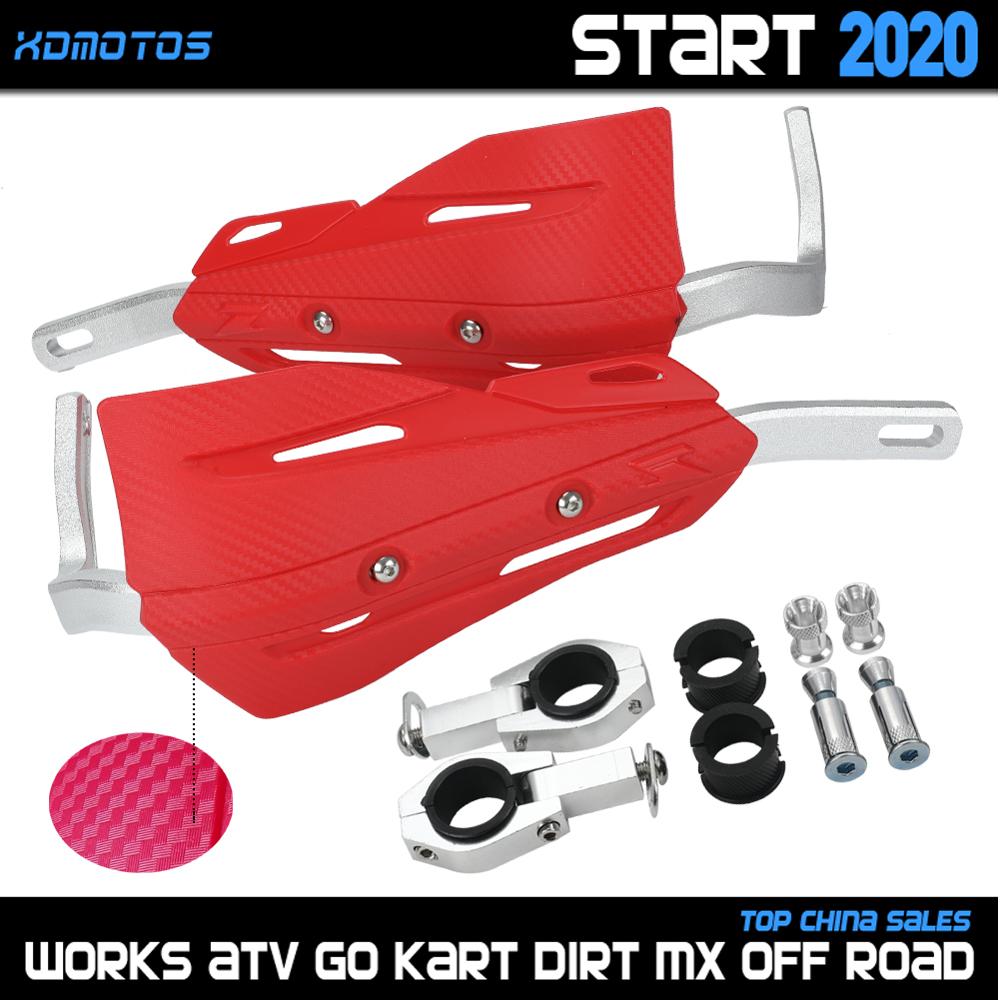 Motorfiets 22Mm 28Mm Hand Guard Handguard Protector Voor Ktm Kayo Sx Sxf Klx Kx Kxf Yz Yzf Cr crf Rmz Dirt Bike Enduro Supermoto: Red