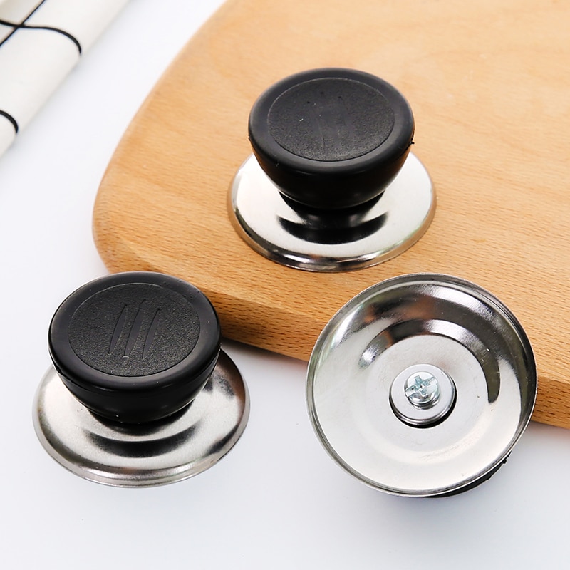 2Pcs Universal Keuken Kookgerei Vervanging Gebruiksvoorwerp Pot Pan Deksel Cover Holding Knop Schroef Handvat Keuken Accessoires