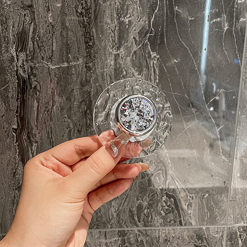 Acryl Badkamer Kristal Transparante Haak Muur Kleding Hanger Deur Handvat Handdoek Sleutel Sieraden Opberghaak Keuken Accessoires
