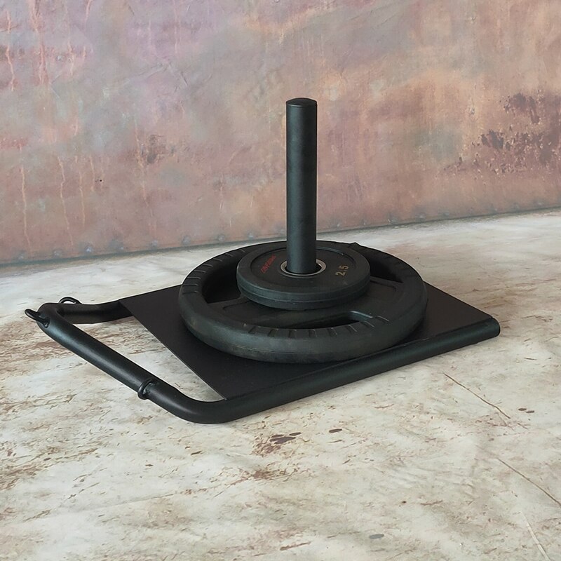 Fitness Weight Sled With Shoulder Harness Home Gym Drag Speed Power Run Training Workout Pull Sled Building Equipment