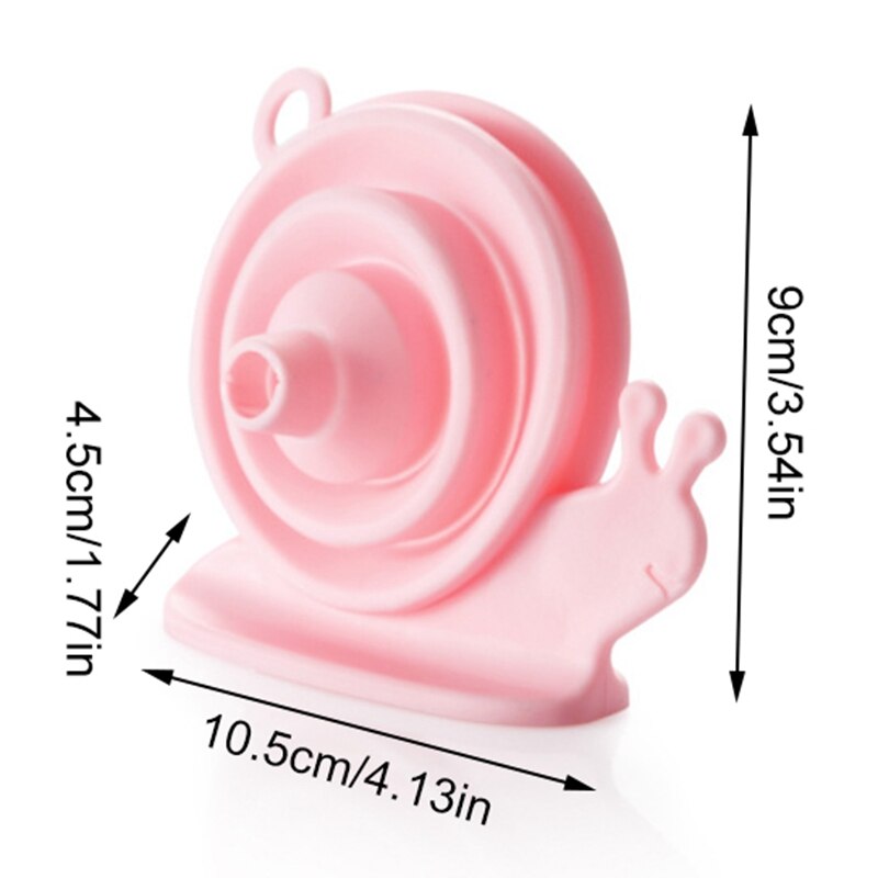 Huishoudelijke Opvouwbare Telescopische Mini Slak Kleine Trechter Plastic Effen Kleur Vloeistof Hopper Fles Trechter Keuken Tools & Gadgets