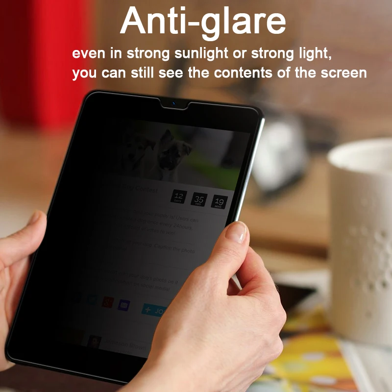 Voor iPad Pro 11 Screenprotector 10.2 7e 8e 9e 12.9 M1 Privacy Anti-spion Film Air 1/2/3/4/5 10.9 inch Mini 6 Anti Glare