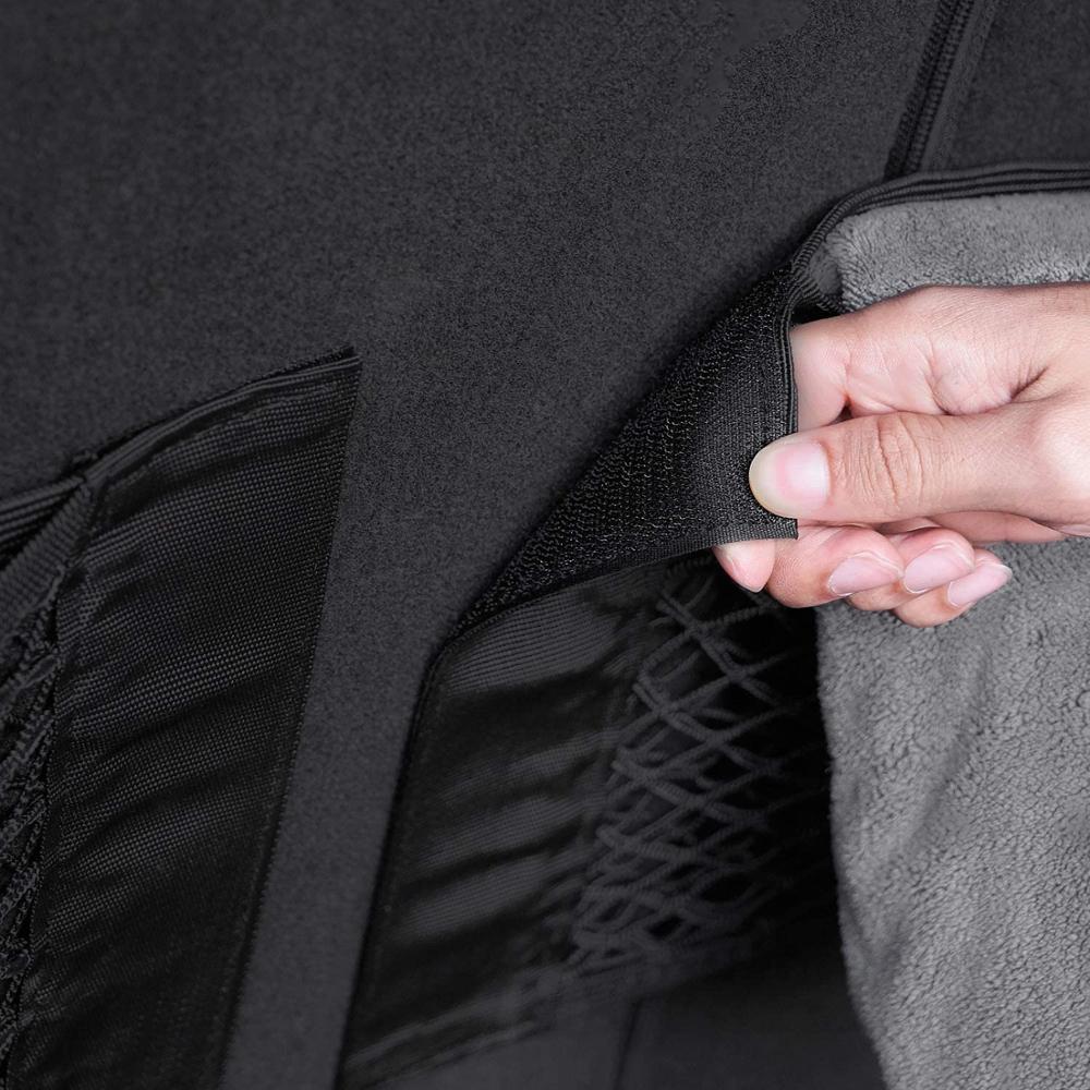 Malla para sujetar carga Universal, Red de Almacenamiento de coche de Velcro, pegatina de pared, red de almacenamiento para maletero de coche, organizadores para coche y camión