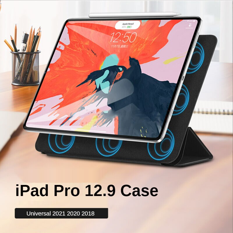 iPad Pro 12 9 Cover Smart Magnetic Cover iPad Pro 12.9 Case Inch Protective Shell