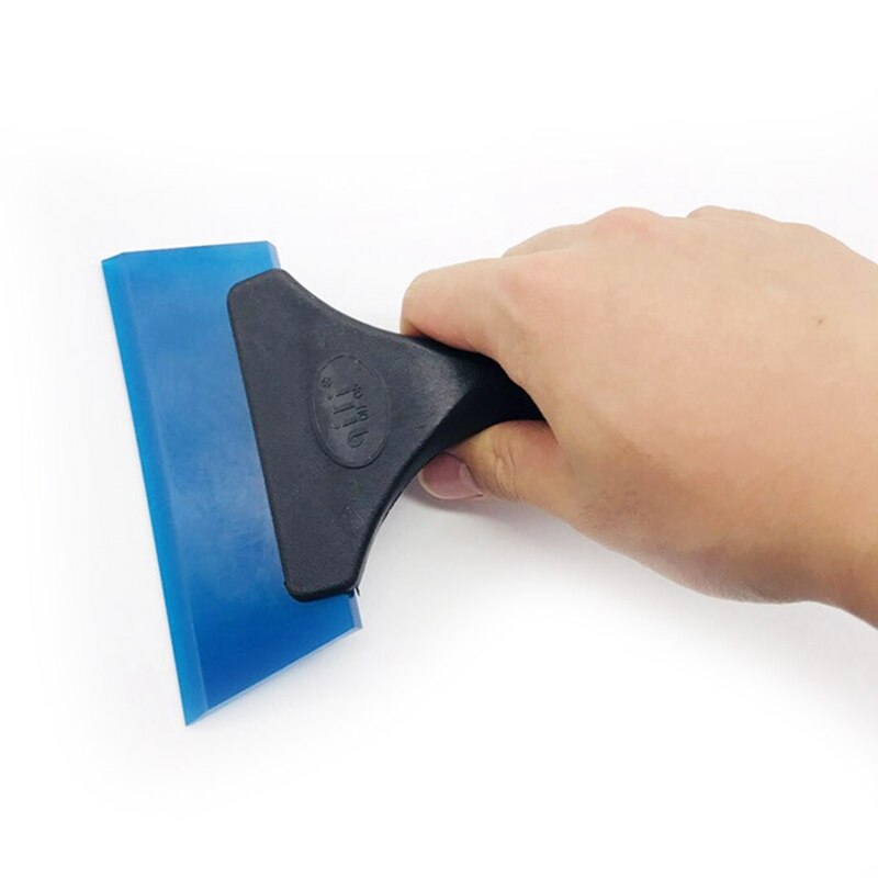 Car Body Window Tint Film Scraper Tools Sticker Wrapping Squeegee Water Wiper Handled Rubber Ice Scraper Blade Auto Cleaner