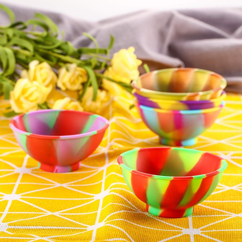 14 Stks/set Mini Siliconen Pinch Bowls Zachte Flexibele Babyvoeding Kom Keuken Benodigdheden