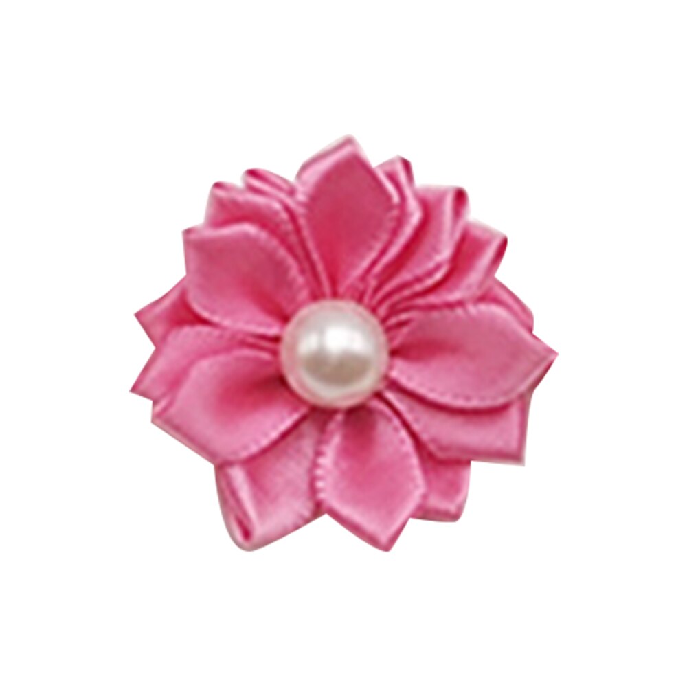 Flower Dog Hair Bows Long Hair Pet Dogs Bows Rubber Band Cat Puppy Hair Clips Pet Grooming Bow Dog Accessories Perros: 3