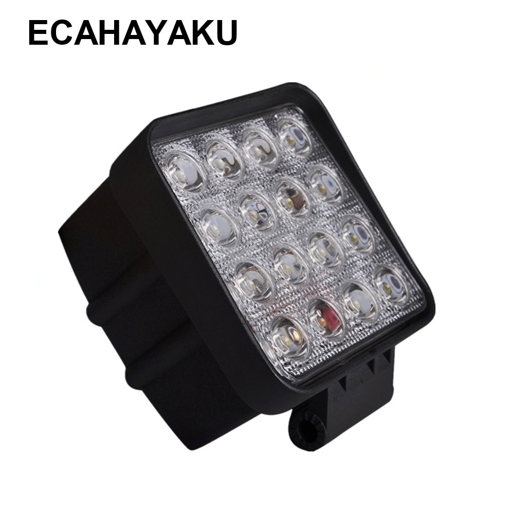 1 Pcs 4 Inch Led Verlichting 48W Flood 12V 24V Rijden Lamp Voor Auto Vrachtwagens Trailer suv Off-Road Boot 4X4 4WD Projector Auto-onderdelen