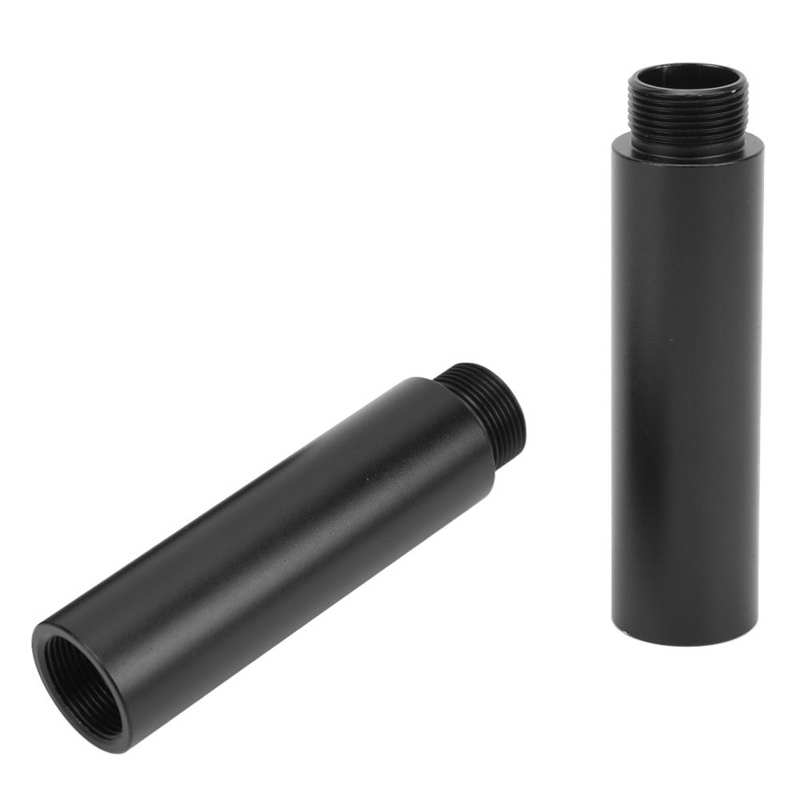 2pcs Mic Holder Extension Rod Set with 3/8 Inch Female To 5/8 Inch Male Conversion Screw Microphone Stand Adapter Accessories