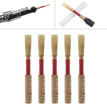 Instruments à vent moyen, 5 pièces/lot, bouche douce, Bulrush, roseaux de hautbois, pièce avec cclés