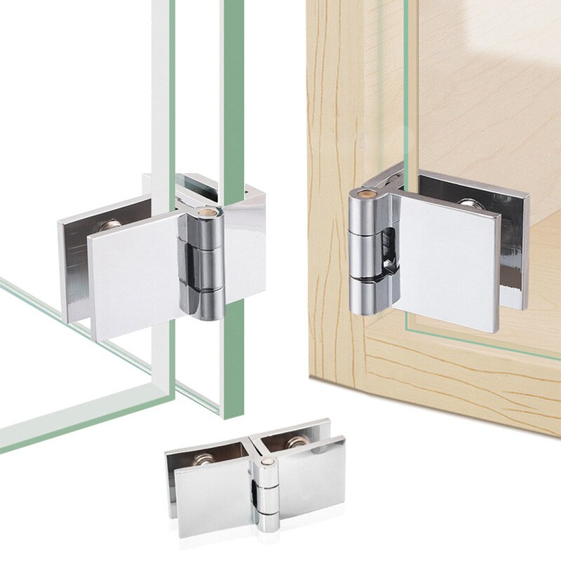 0/90/180 grad Halterung Glas Für Scharniere Einfach Installieren Bilateralen Clip Hause Schrank Tür Für Scharnier Schlecht Möbel Schrank
